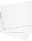 White Thick Paper Cardstock - 80 Lb Card Stock (216 Gsm) | 8.5 X 11 Inch | 50 Sheets | Heavyweight Cover Stock for Business Cards, Art, Invitations, Stationery Printing