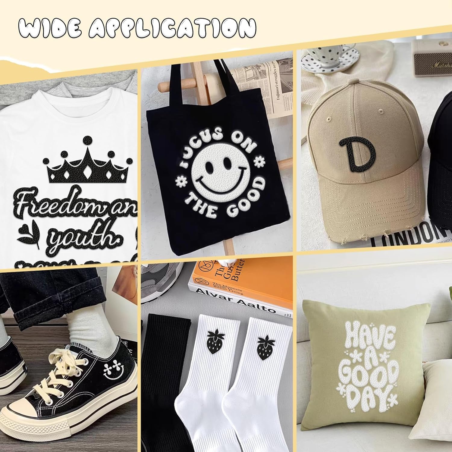 Puff Vinyl Heat Transfer - 12" X 15FT White Puff Vinyl Heat Transfer for T Shirts, White Puff HTV Vinyl Heat Transfer for Cricut & Cameo - Easy to Cut & Weed for Heat Vinyl Design(White)