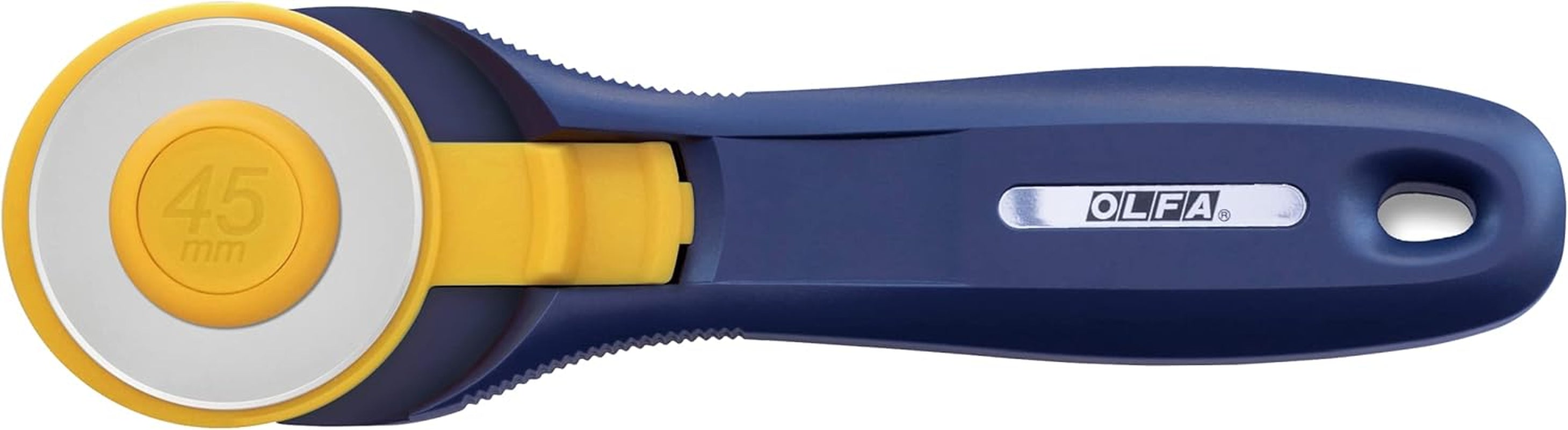 45Mm Quick-Change Rotary Cutter (RTY-2C/NBL) - Rotary Fabric Cutter W/ Blade Cover for Crafts, Sewing, Quilting, Replacement Blade:  RB45-1 (Navy)