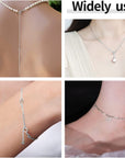 Gold Necklace Extender,925 Sterling Silver Durable Chain Extenders,Necklace Bracelet Anklet Jewelry Extension for Women (1 2 3 Inch)