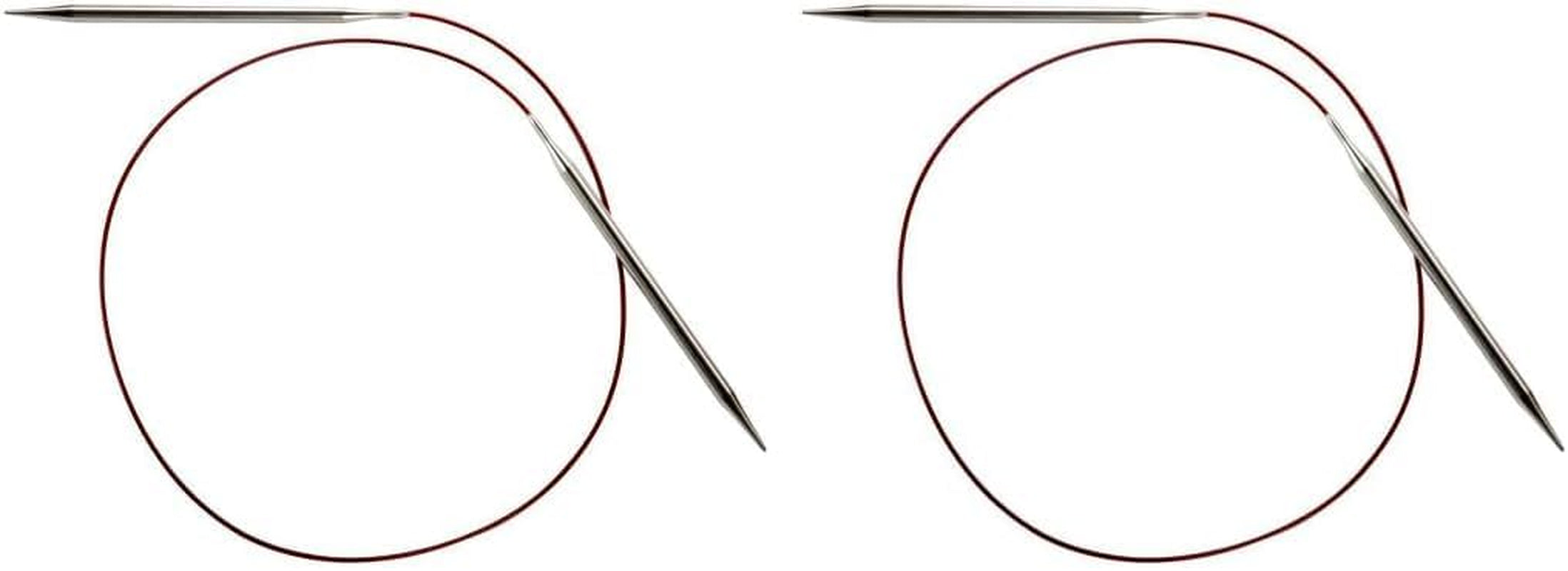 Red Lace Circular 32 Inch (81Cm) Stainless Steel Knitting Needle Size US 1 (2.25Mm) 7032-1