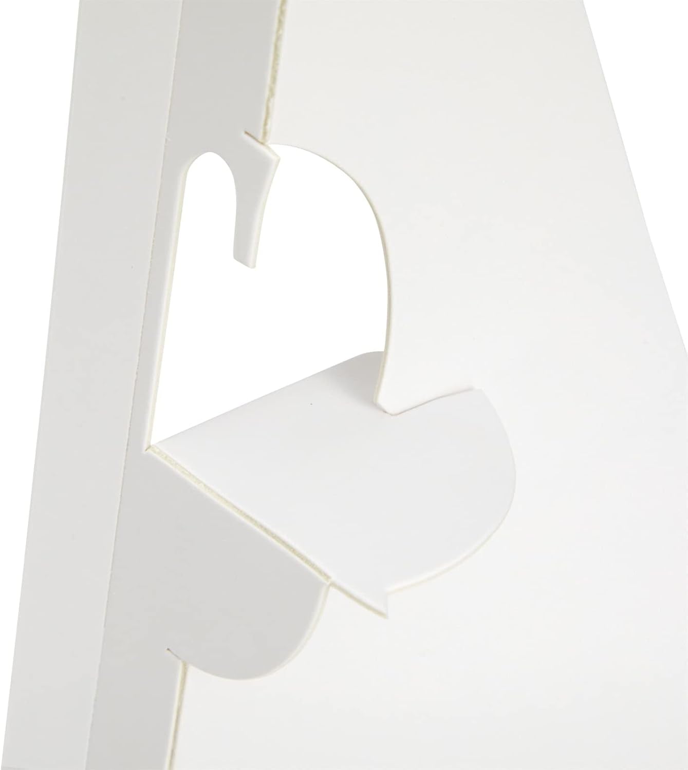 50 Pack Self Stick 9 Inch Cardboard Easel Backs, Picture Frame and Art Stand for Painting, Photos, Artwork, Crafts (White)
