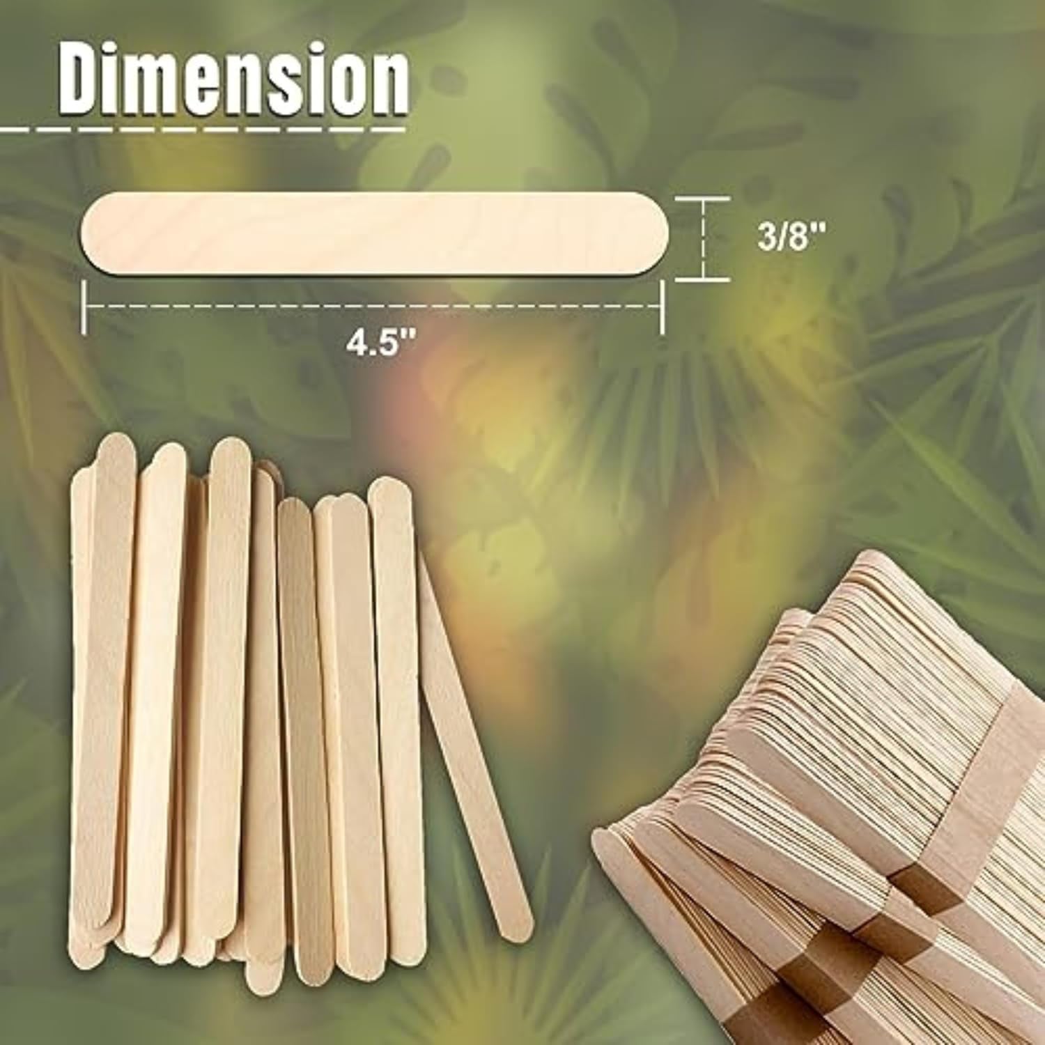 4.5" Craft Ice Cream/Popsicle Sticks/Natural Wood/Diy Projects- Pack of 210
