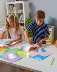 Stick on Mirror Tiles 6 X 9 Inches - Flexible Mirror Tape Sheets, Non-Glass Self Adhesive Stick on Mirror Tiles, Cut Mirror Stickers to Size, Peel and Stick, Great for Crafts and Mirror Wall