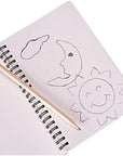 Spiral Sketch Book Large Notebook（Built-In Drawing Board） Kraft Cover Blank Sketch Pad Wirebound Sketching for Drawing Painting 8.5X11-Inch (2 Pack) 200 Sheets, 100 Sheets, 200Pages Each
