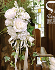 Church Pew Clips and Bow Holders - Wedding Decorations Made in USA Heavy Duty Plastic Hooks Attach Pew Bows, Flowers, Signs, Tulle to Aisle Chairs, Pew Ends, Tables, Railings (Pack of 12)