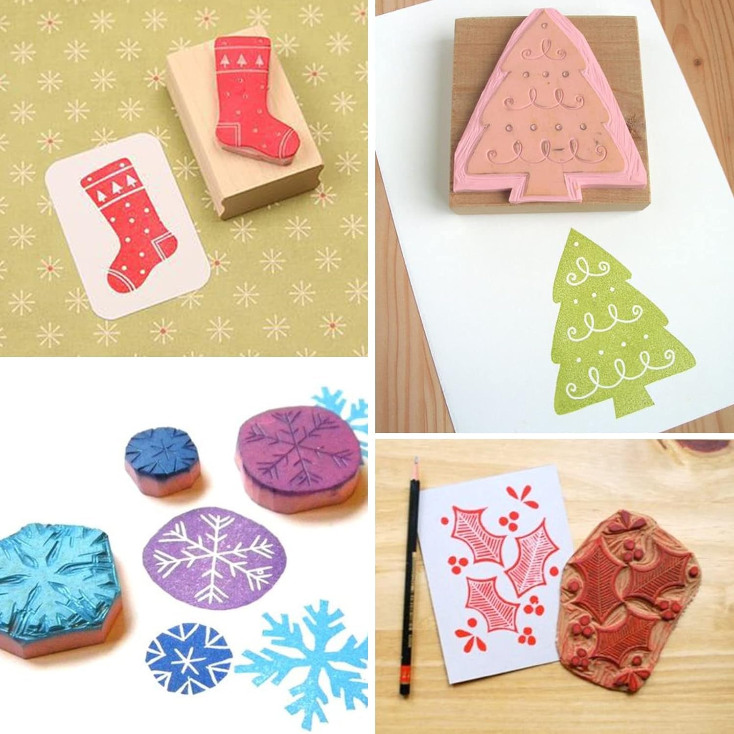 12Pcs 4"X6" Pink Rubber Carving Blocks Linoleum Block Stamp Making Kit