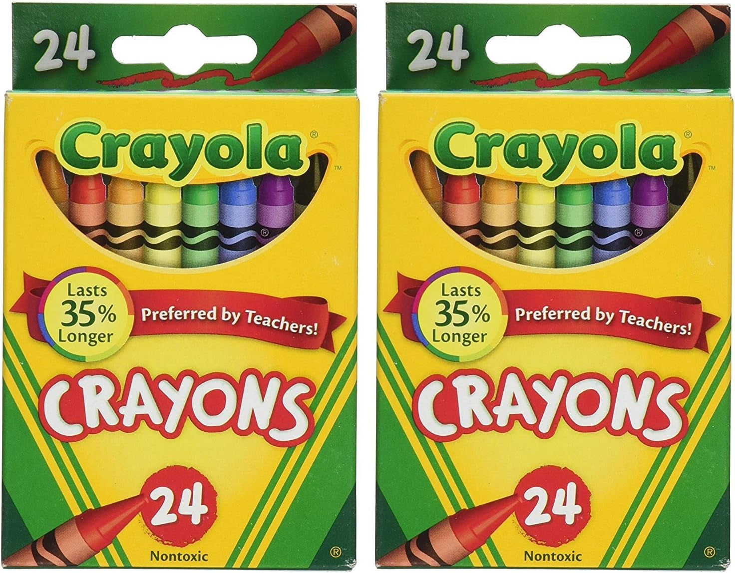 Crayons 24 Ct (Pack of 2)