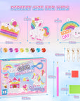 Toys for 4 5 6+ Year Old Girls, Unicorns Diamond Painting Kits for Kids Make Your Own GEM Keychains Arts and Crafts for Kids Age 4-12 Unicorns Birthday Gifts for 4-12 Year Old Girls Boys