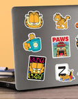 Garfield 50Ct Vinyl Large Deluxe Stickers Variety Pack - Laptop, Water Bottle, Scrapbooking, Tablet, Skateboard, Indoor/Outdoor - Set of 50