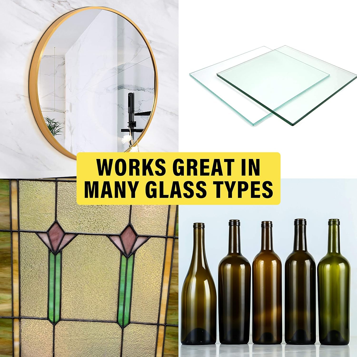 4Oz Glass Cutting Oil Is Used for Cutting Stained Glass, Glass Bottles, Tiles and Mirrors
