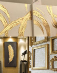 Acrylic Paint Metallic Gold, Non Toxic, Non Fading, 100Ml Gold Leaf Paint for Art, Painting, Handcrafts, Ideal for Canvas Wood Clay Fabric Craft Supplies
