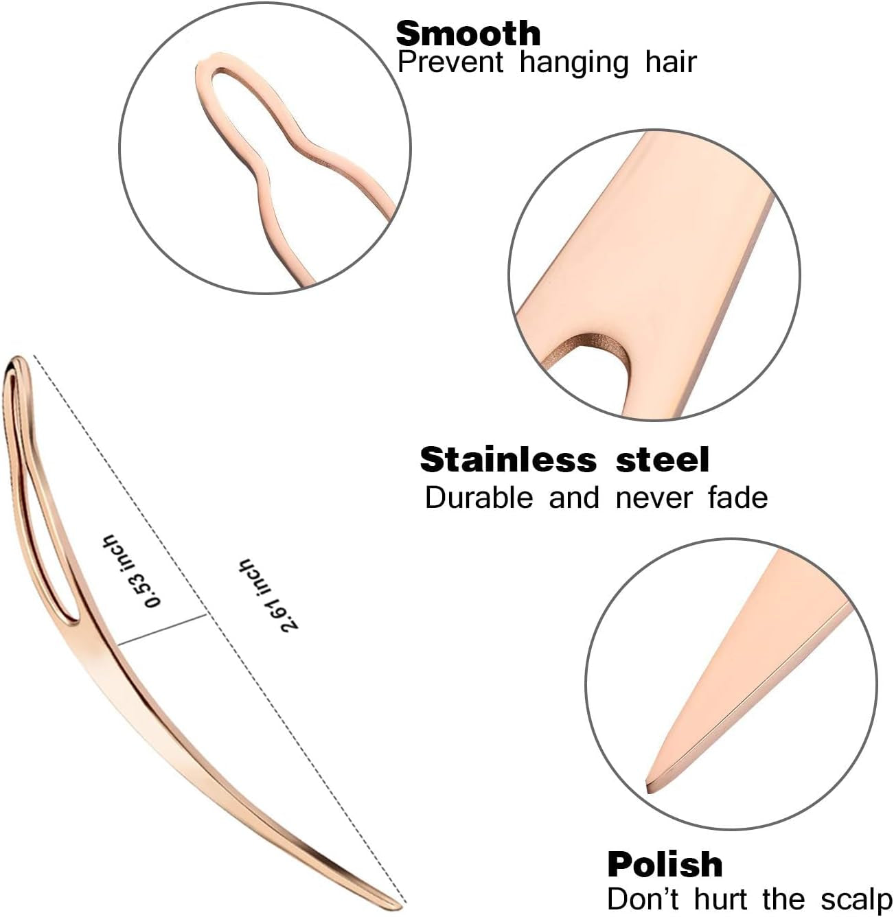 Dreadlock Crochet Hooks for Hair 0.5Mm,Locs Crochet Needle Dreads,Soft Ergonomic Handles Grip,2 Pieces Hair Interlocking Tool for Braid Craft (6 Crochet Hooks for Hair)