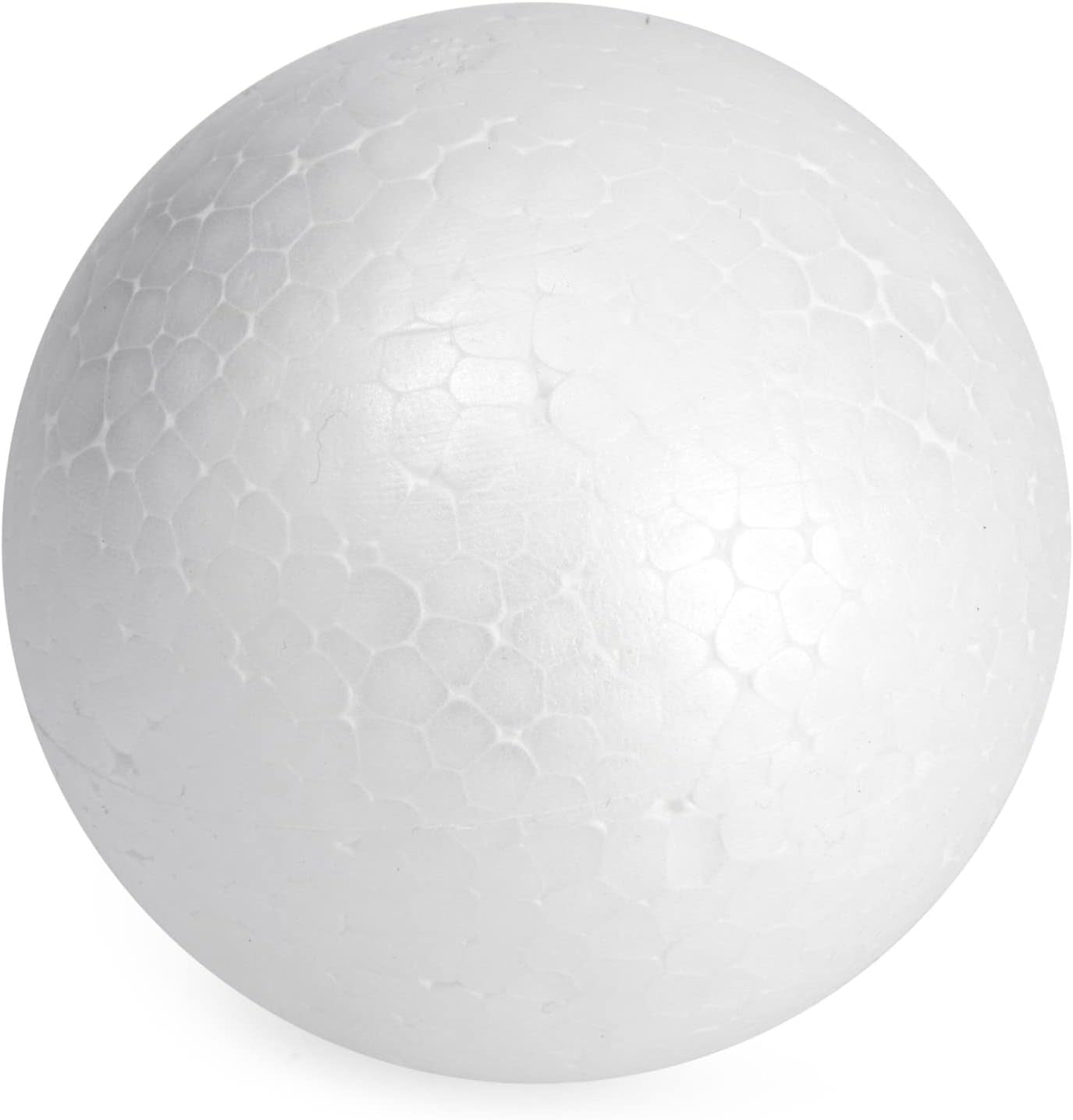24 Pack 3 Inch Foam Balls for Crafts, Smooth Polystyrene Spheres for DIY Decorations, Classroom Projects