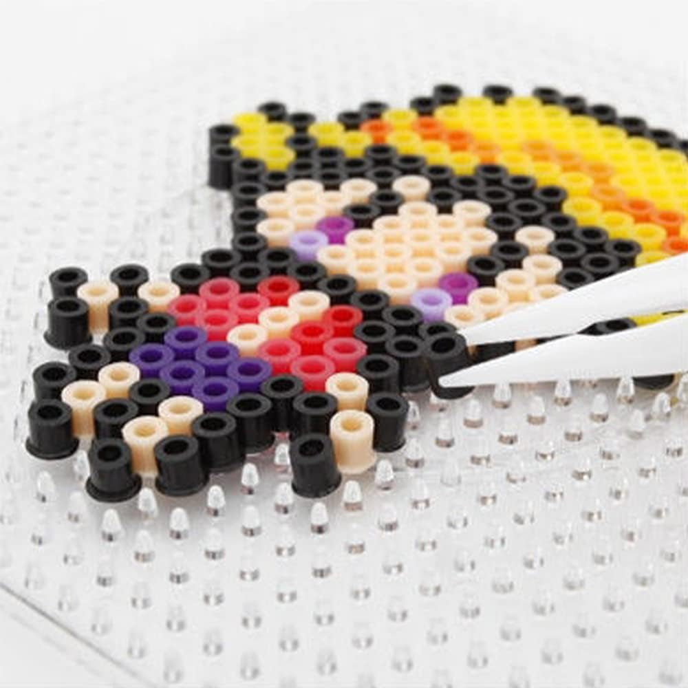 Fuse Beads Boards 5Mm Large Clear Plastic Pegboards for Kids Craft Beads 4 PCS
