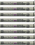 Pigma Micron Pen 005 Black Ink Marker Felt Tip Pen, Archival Pigment Ink, Fine Point for Artist Drawing Pens - 8 Pen Set
