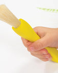 Triangle Grip Paint Brushes - Set of 6 - 1 Size - 18M+ - Easy to Grip Paint Brushes for 2, 3 and 4 Year Olds - Encourage Writing Grip