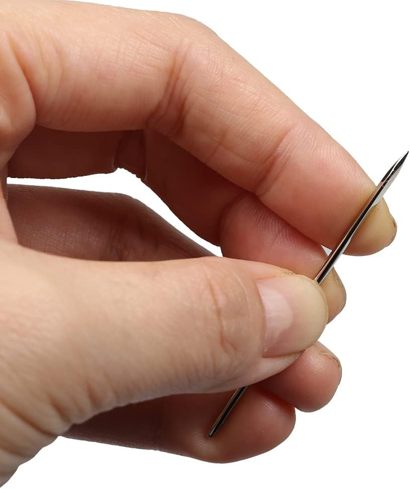 Hand Sewing Needle Kit, Heavy Duty Household Hand Needles for for Home Upholstery Carpet Leather Canvas Repair (7 Pieces)