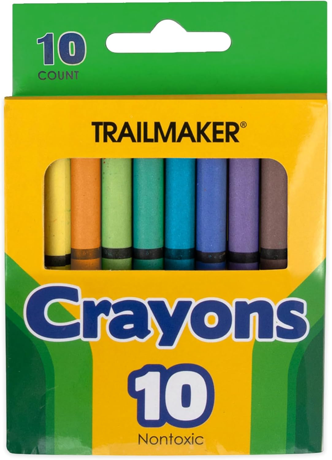 12 Pack Bulk Crayons | Washable Beeswax Bright Color Crayons Bulk Individual Packs, 10 per Box, 12 Boxes Bundle Art Set Crayons for Kids, Classrooms, Restaurants
