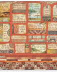 INTER, KFT Paper PAD 8X8 10PK Savana, 8 X 8 Inches, Multi-Coloured