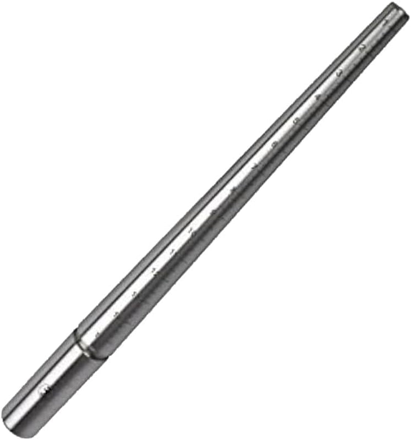Exquisite Craftsmanship: Premium Solid Stainless Steel Ring Sizing Mandrel for Accurate Measurements, Sizes 1-16