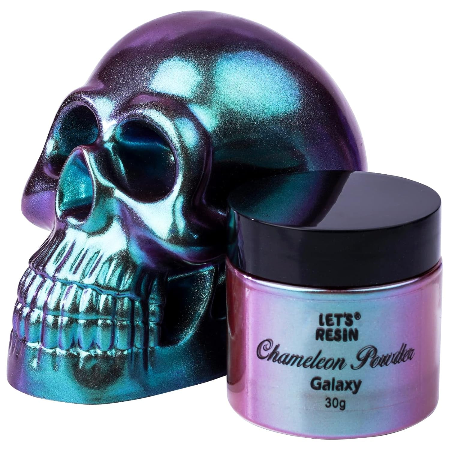 Mica Powder, 30G Color Shift Mica Powder for Epoxy Resin/Tumbler, Galaxy Chrome Powder Pigment for Nails Art, Painting,Soap Making, Candle Making,Slime