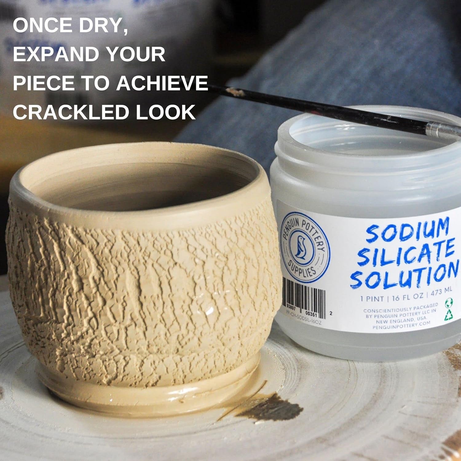 - Sodium Silicate Solution - Deflocculant - 16 Oz