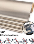 Faraday Fabric-Emi RFID Shielding-Block Wifi/Rf Anti-Radiation Military Grade and Radiation Protection Nickel Copper Fabric, RFID Blocking Material 36"X44" Inch