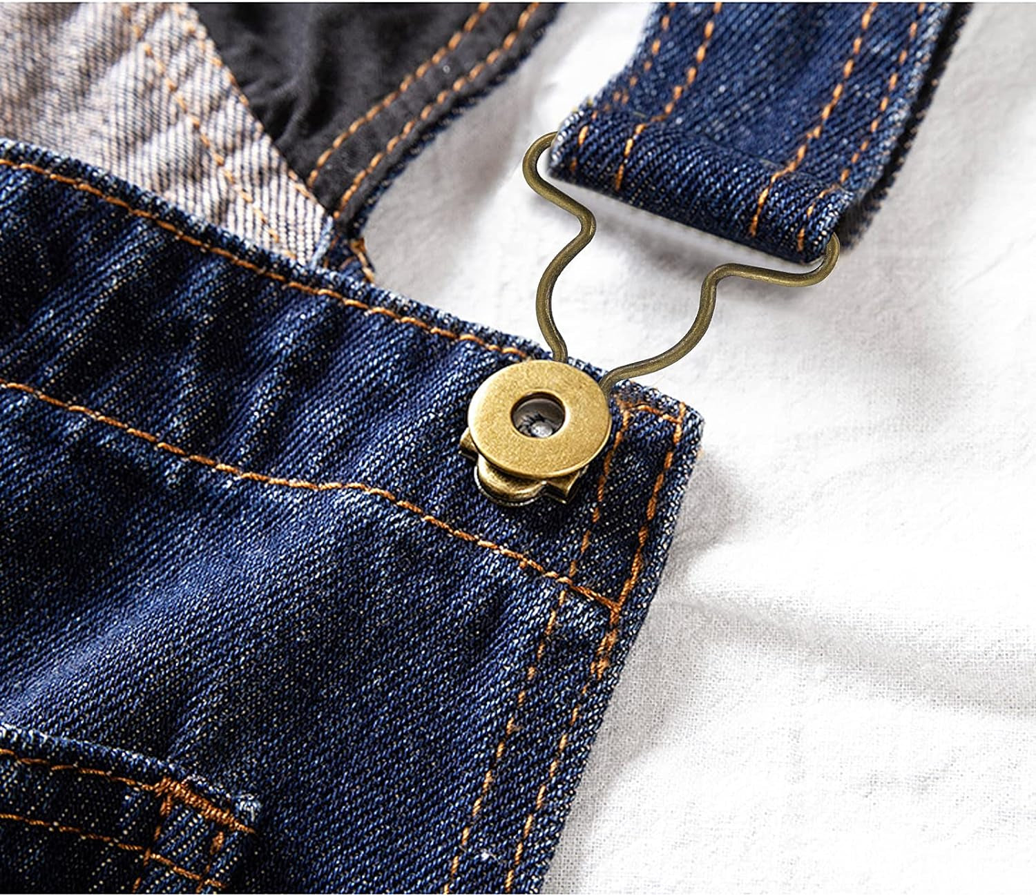 20Pcs Dungaree Suspender Clips Overall Buckles 1.5 Inch Wide Bottom Overall Buckles Clips Replacement for Rompers