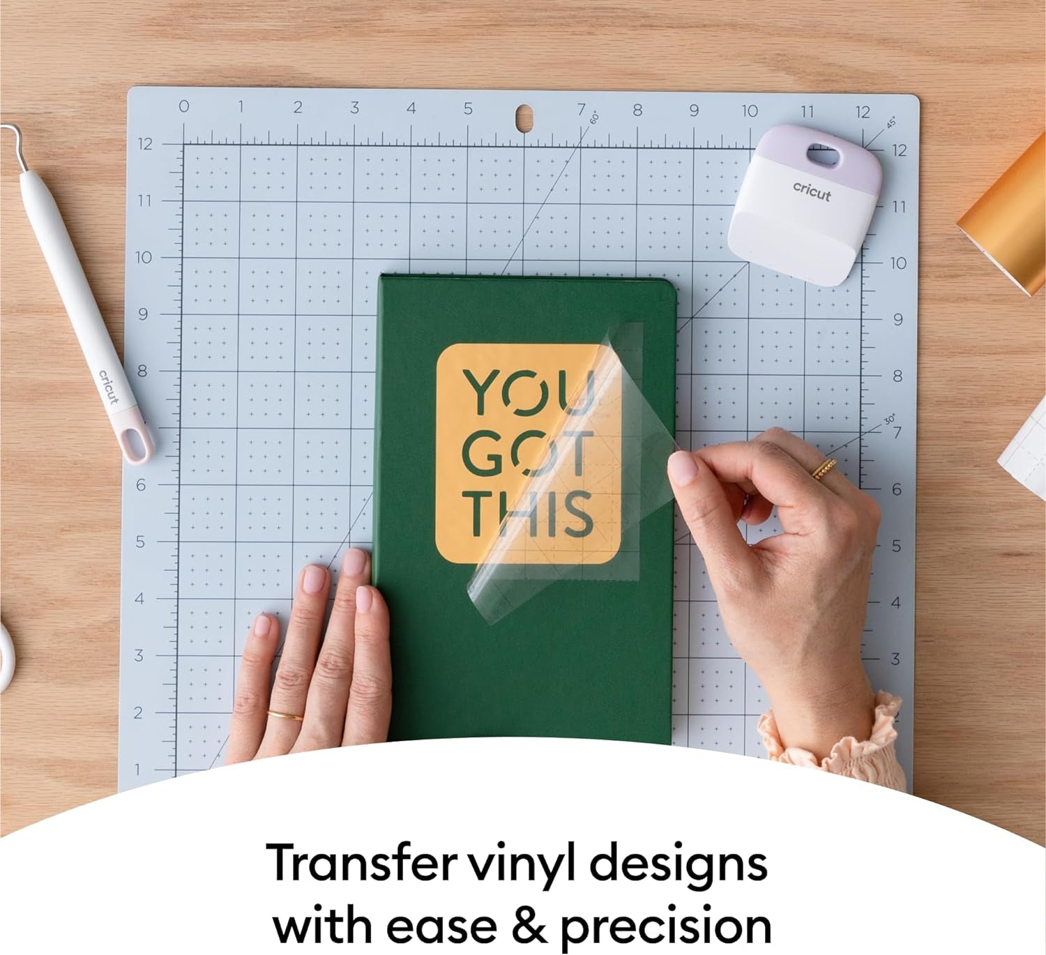 Joy Xtra Vinyl Transfer Tape (9.5 in X 3 Ft), Clear Vinyl Transfer Paper for Labels, DIY Crafts & More, Works with Most Vinyl Types, for  Joy Machine