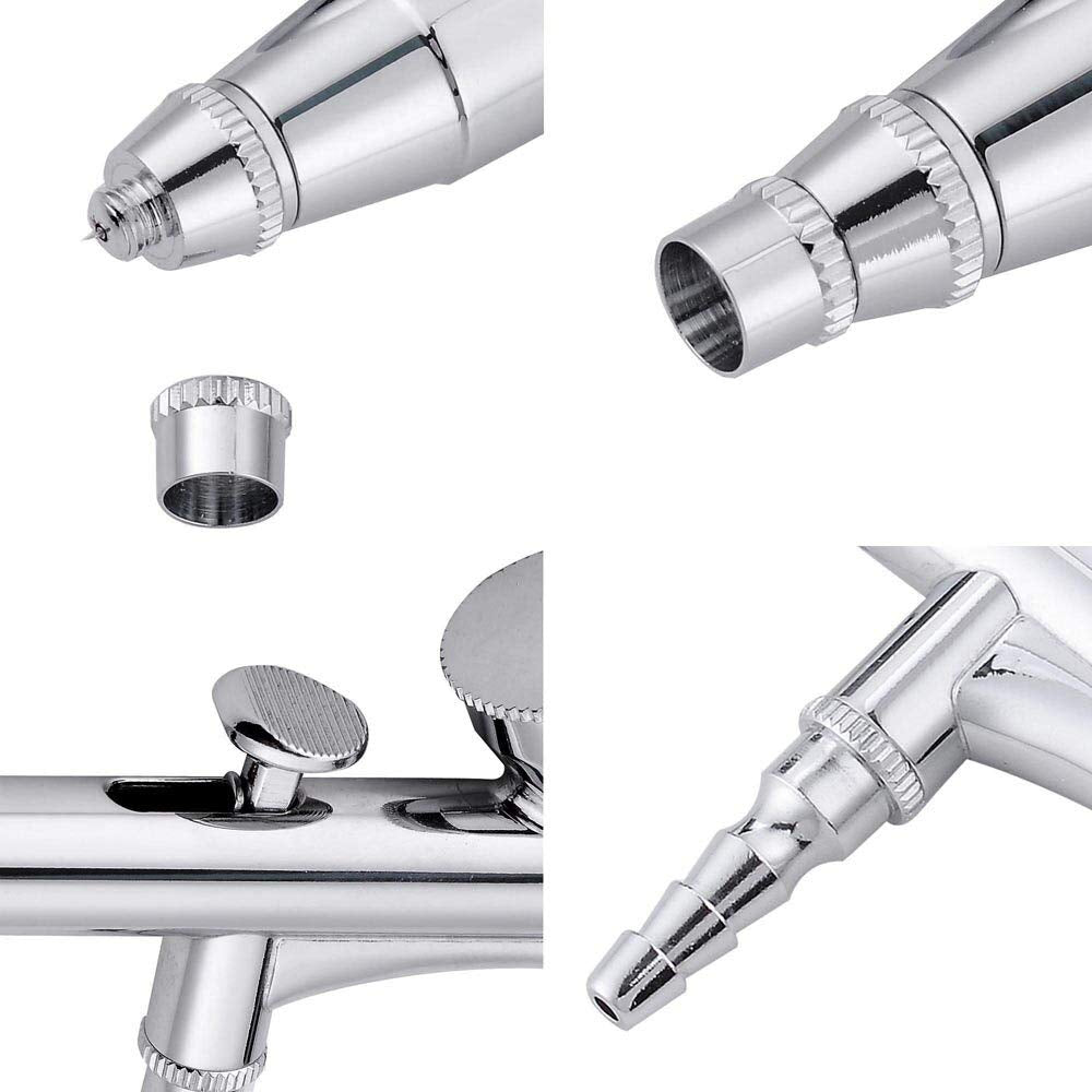 Professional 0.4Mm Nozzle Single Action Gravity Feed Airbrush