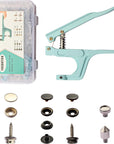 Heavy Duty Snap Fastener Tool Kit， 60 Pcs Canvas Snap Kit,Snap Fasteners Kit 15Mm Stainless Steel Snaps Marine Grade Boat Canvas Snaps for Clothing Leather Boat Cover Fabric………