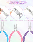 Jewelry Pliers Set - Needle Nose, round Nose and Wire Cutters for Jewelry Making, Repair and Crafts