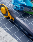 45Mm Quick-Change Rotary Cutter (RTY-2C/NBL) - Rotary Fabric Cutter W/ Blade Cover for Crafts, Sewing, Quilting, Replacement Blade:  RB45-1 (Navy)
