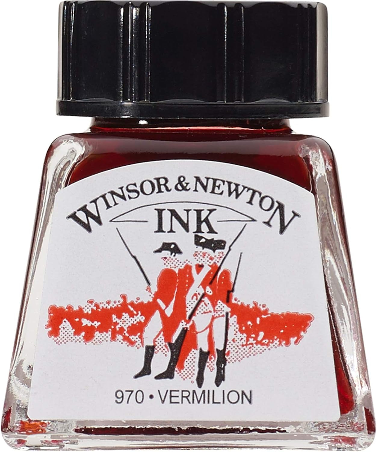 Drawing Ink, 30Ml Bottle, Black Dropper Cap
