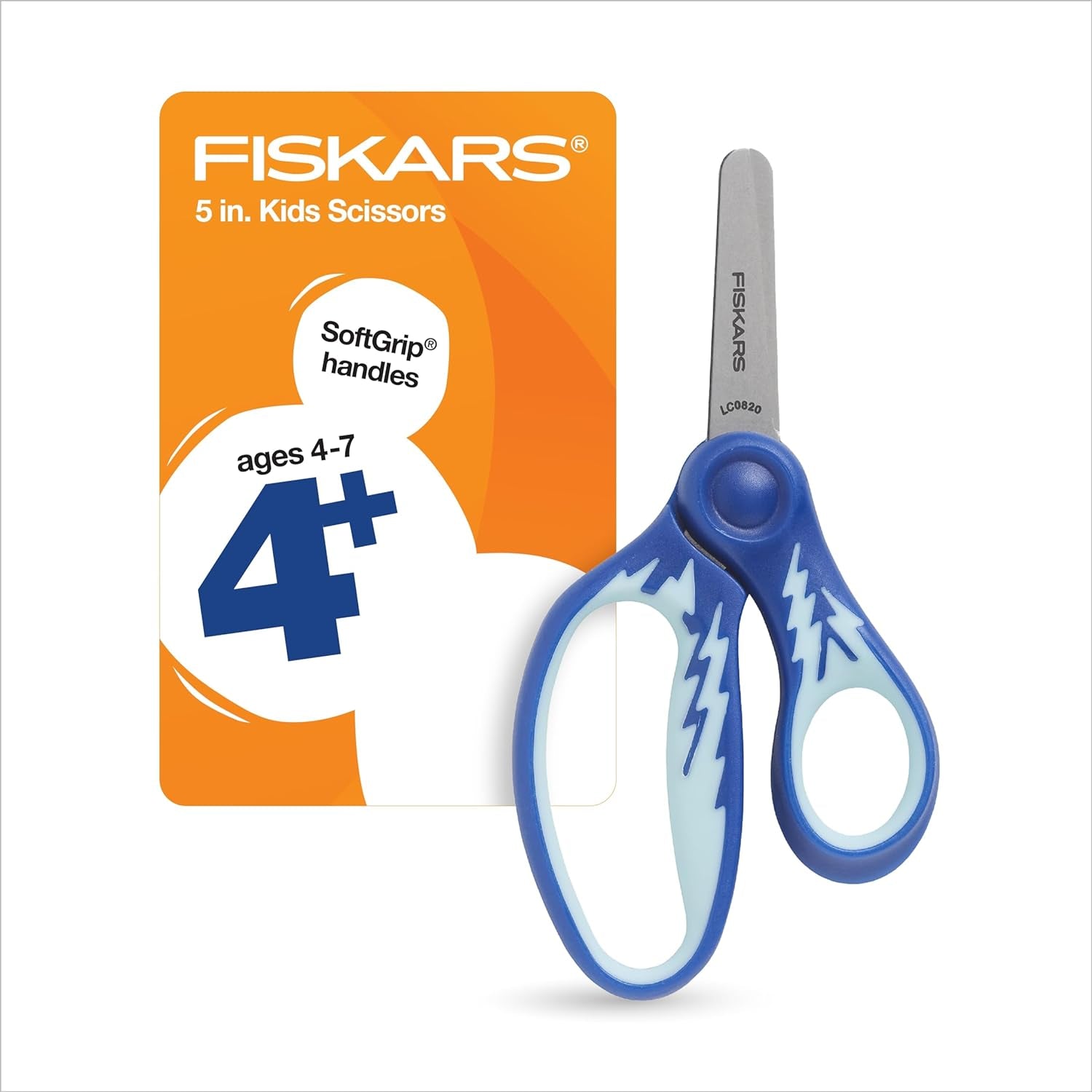 5" Blunt-Tip Glitter Scissors for Kids Ages 4-7 - Scissors for School or Crafting - Back to School Supplies - Pink