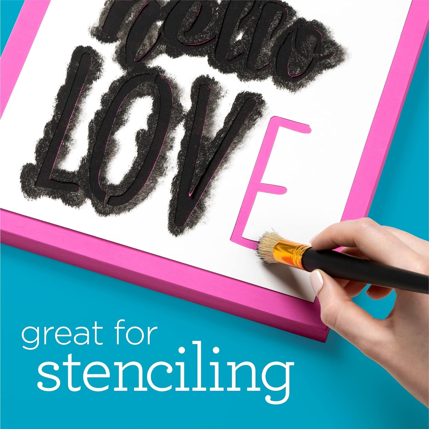 PROMOABWB Set Featuring 2 White Black Acrylic Paint Colors, 16 Fl Oz (Pack of 2), Multi