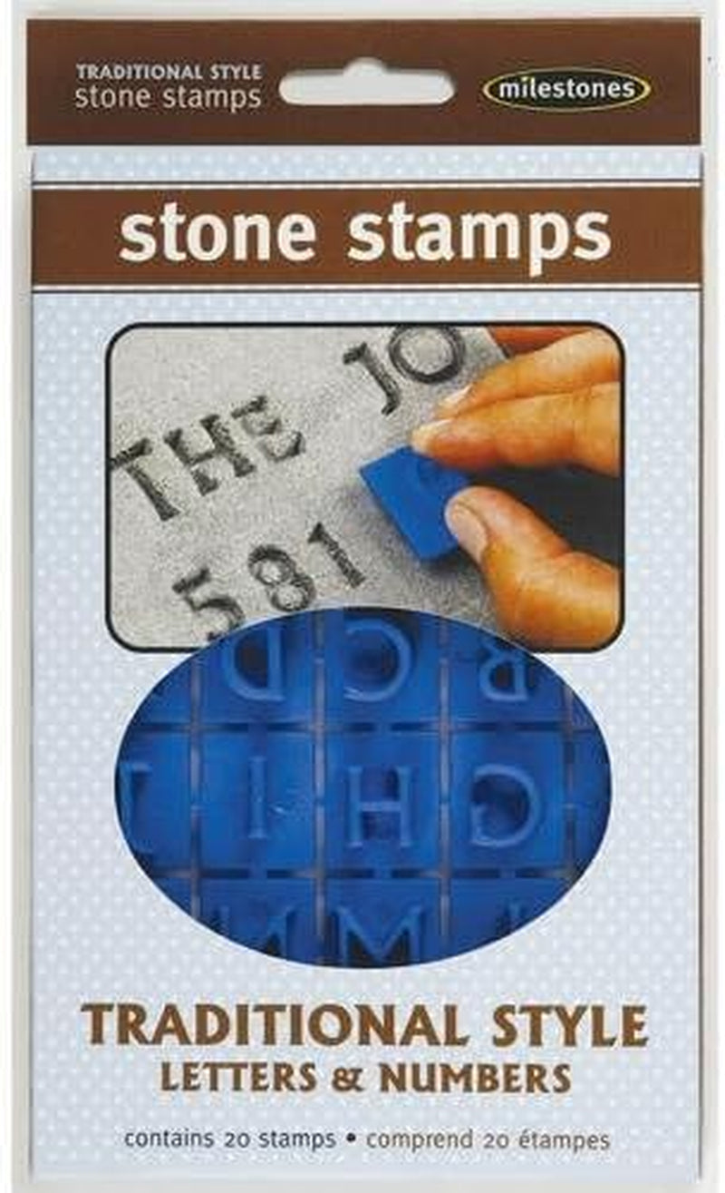 Traditional Letters and Numbers Stepping Stone Stamps (905-20510)