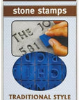 Traditional Letters and Numbers Stepping Stone Stamps (905-20510)