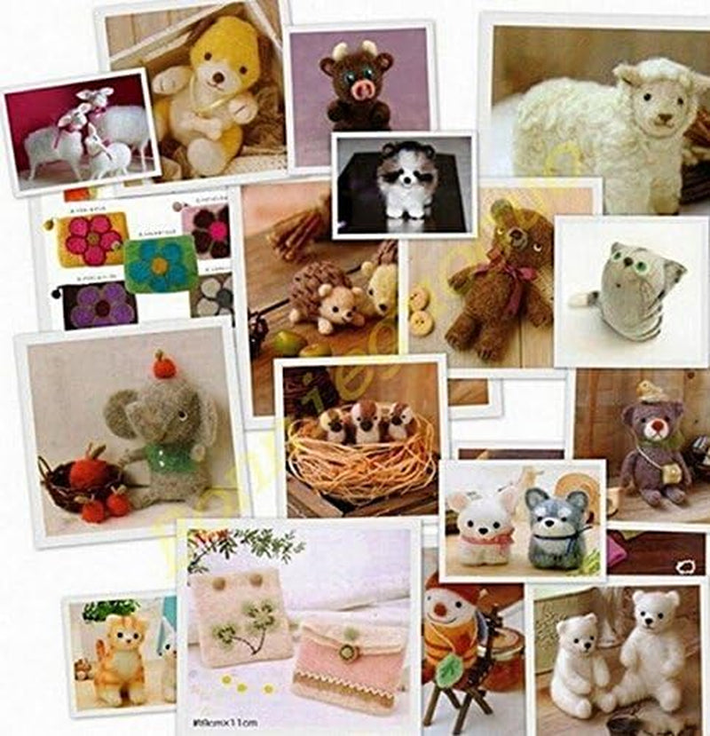 Dod-Life 36 Colors Merino Wool Fibre Roving for Needle Felting Hand Spinning Bin,3G/Color, Total 108G