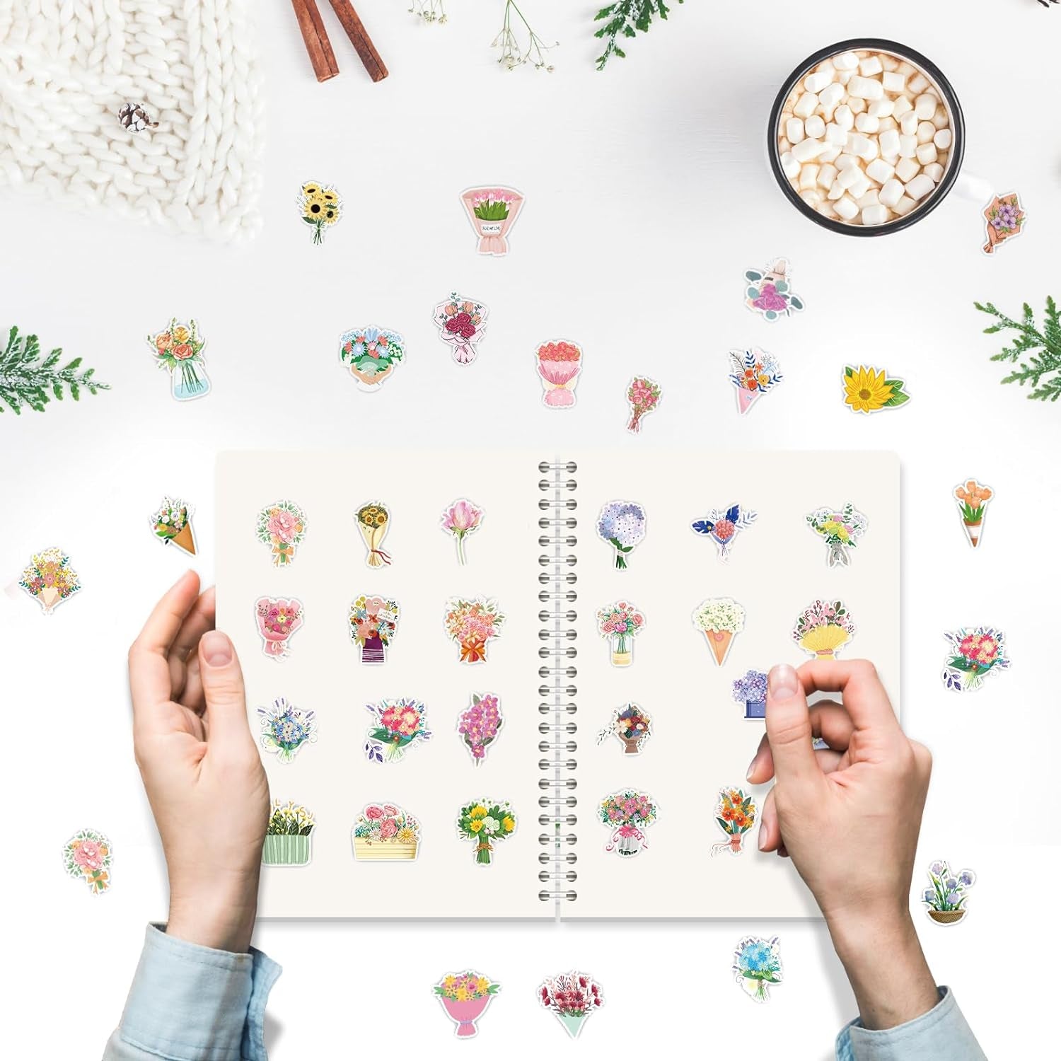 Reusable Sticker Storage Book Collecting Album Blank Stickers Organizer Book A5 Size with 40 Sheets Blank Release Paper for Stickers Holder Collection (PURPLE)