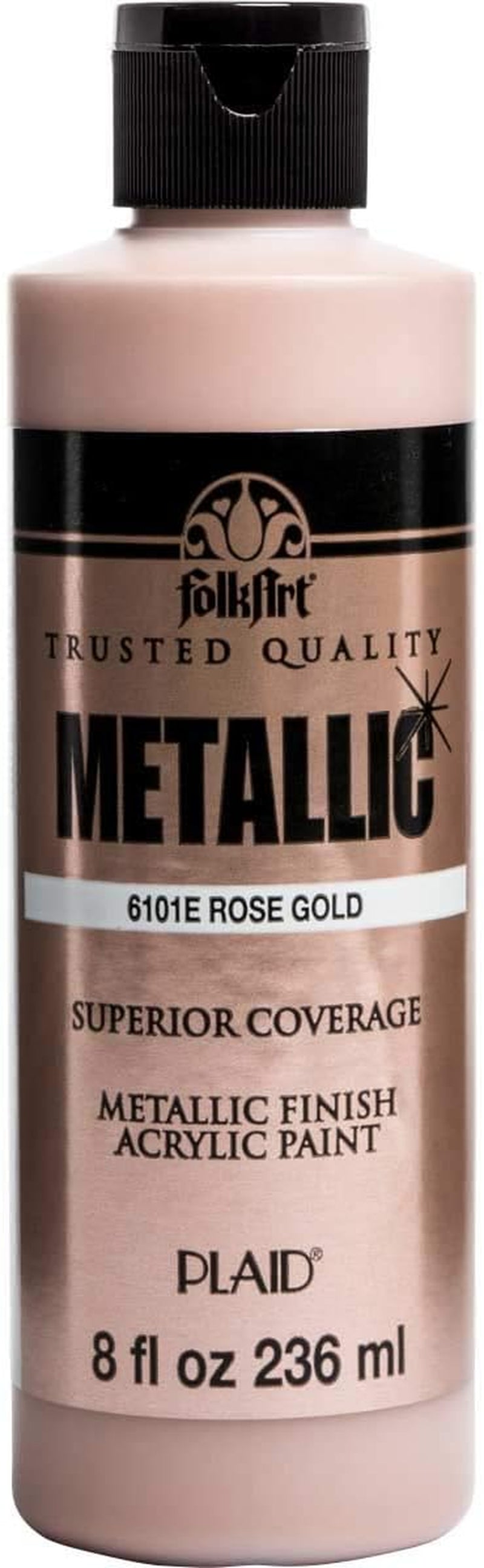Paint, 8 Oz, Metallic Rose Gold