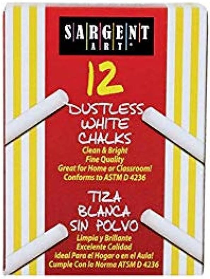 66-2012 12-Count White Dustless Chalk