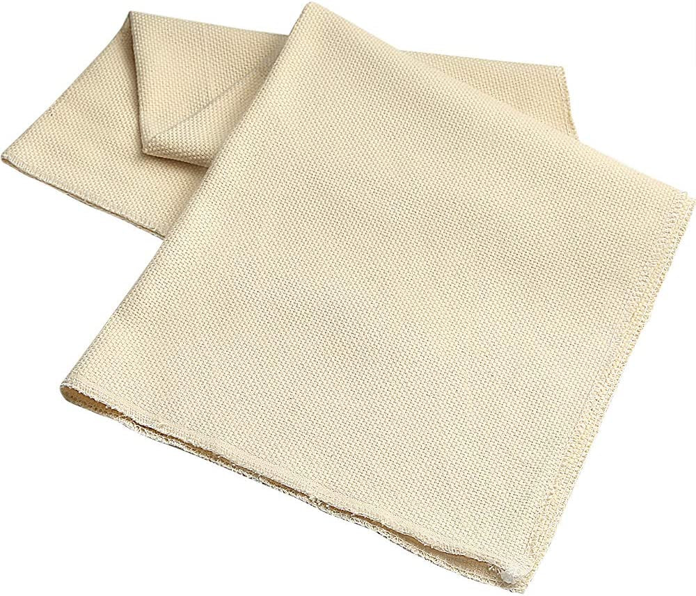 Tufting Cloth Punch Needle Fabric, Embroidery Fabric, Monks Cloth for Punch Needle Embroidery Rug-Punch & Pinch Needle, 26.4 X 19.3 Inch
