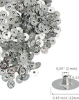 800 Pcs Candle Wick Tabs - Metal Candle Wick Sustainer Tabs