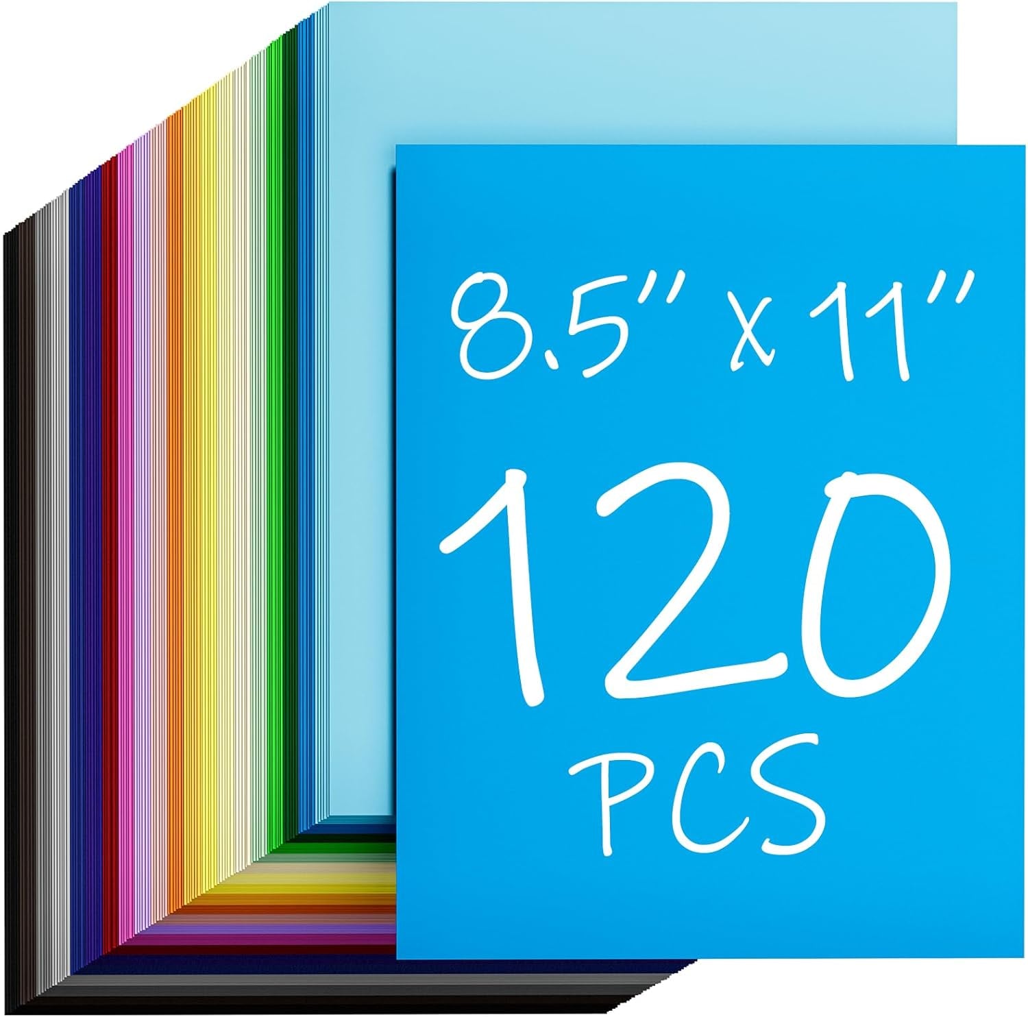 40 Sheets Colored Cardstock, 10 Assorted Colors 8.5 X 11 Cardstock Paper, Cardstock 180Gsm/65 Lb Card Stock Colored Paper, Card Stock Paper for Card Making, Crafting, Scrapbooking, Decors