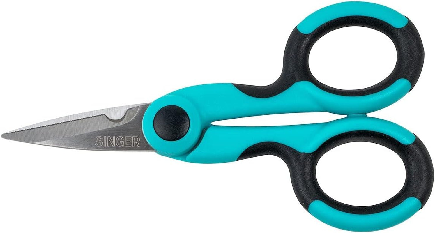 00558 5-1/2-Inch Proseries Heavy Duty Scissors with Power Notch , Teal