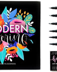 Calligraphy Kit for Beginners - Calligraphy Pen Set with Calligraphy Workbook