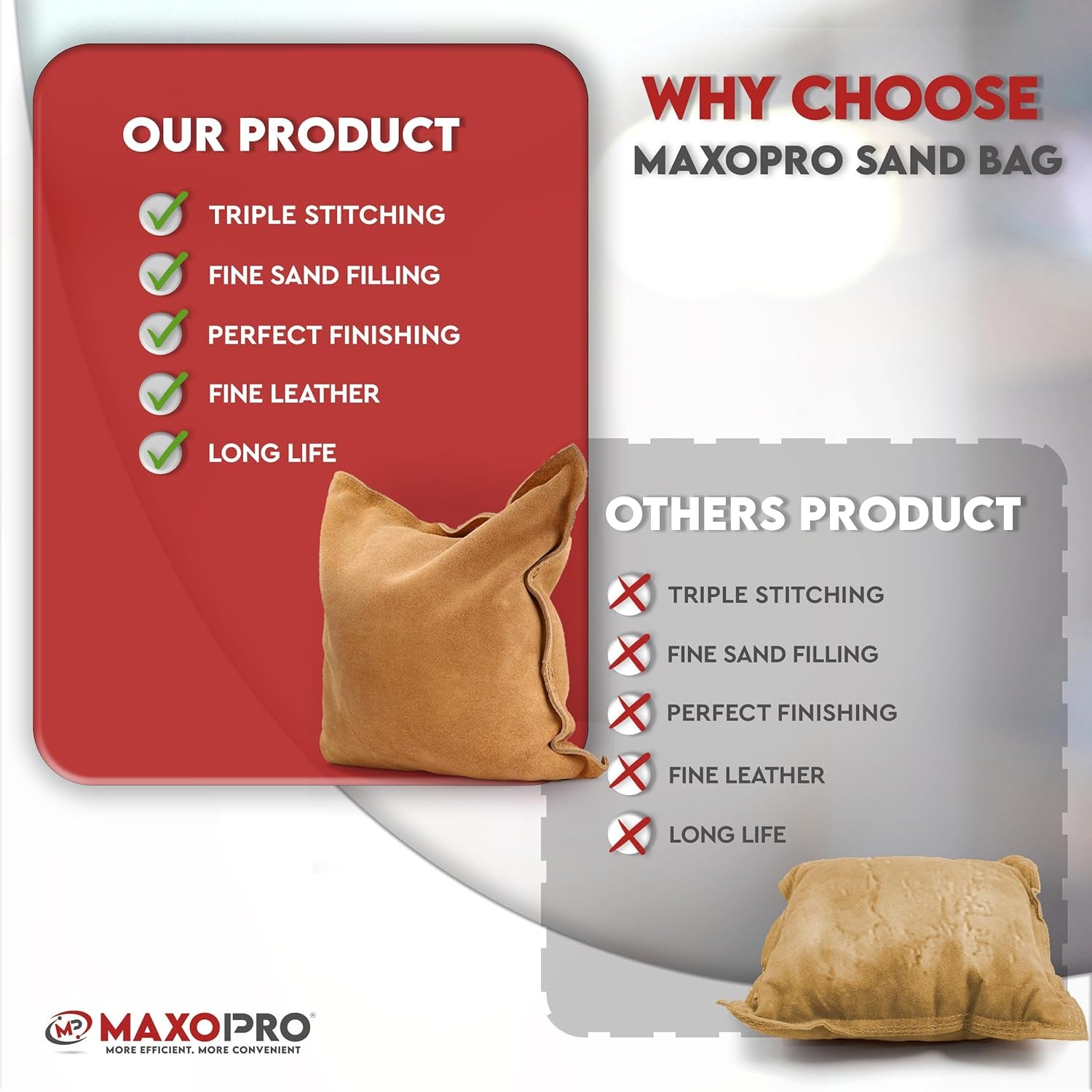 10” Metal Stamping Sand Bag – Premium Suede Leather Square Metal Forming Sandbag – Triple Stitched Jewelry Sand Bag for Jewelry, Metal Stamping, Chasing, Engraving &amp; Wire Forming