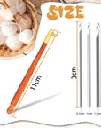Tambour Hook with 3 Needles 70 100 120 Embroidery Beading Crochet Tools Kit